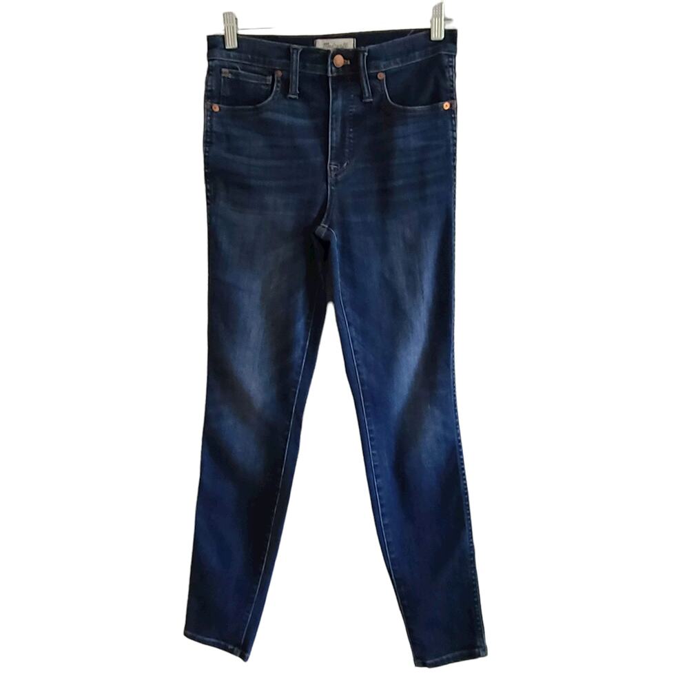 MADEWELL 10" High-Rise Skinny Jeans in Danny Wash G7391 Women's Size 27 - Picture 2 of 11